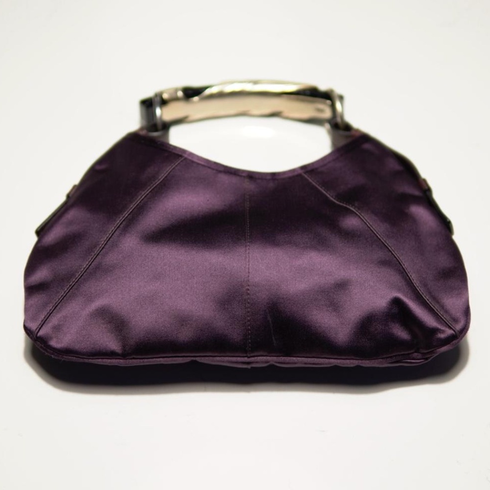 Tom Ford Yves Saint Laurent Purple Satin Mombosa Bag